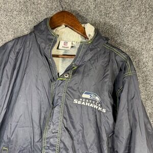 NFL Seattle Seahawks Team Apparel Hooded Jacket Pullover Fleece Lined Size S